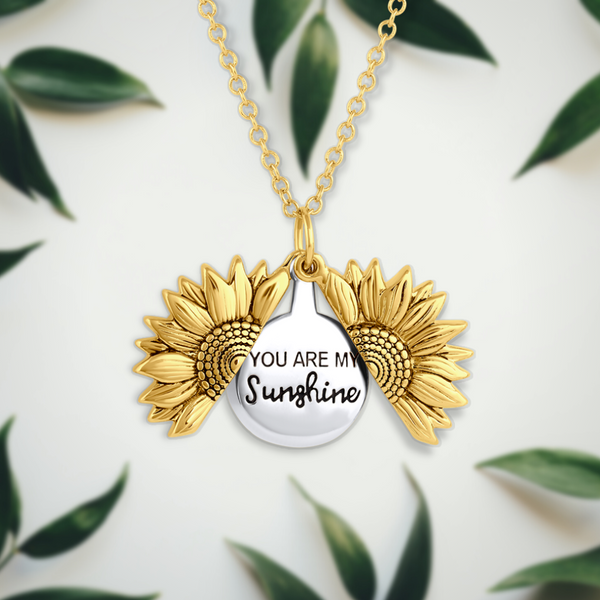 Sunflower Necklace You Are My Sunshine in Jewelry | UXIBOX